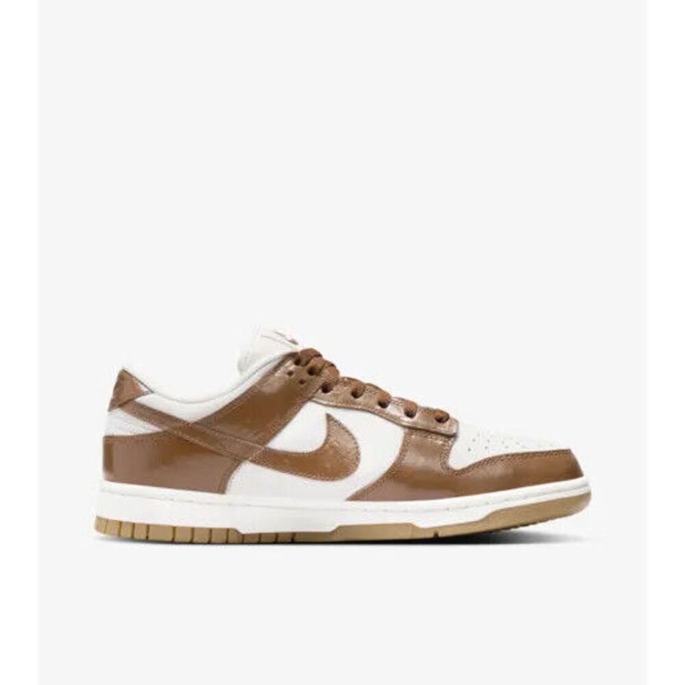 Nike Dunk Low FJ2260-001 Sneakers Women's Ale Brown White Leather Low Top PSS145 - Picture 2 of 10